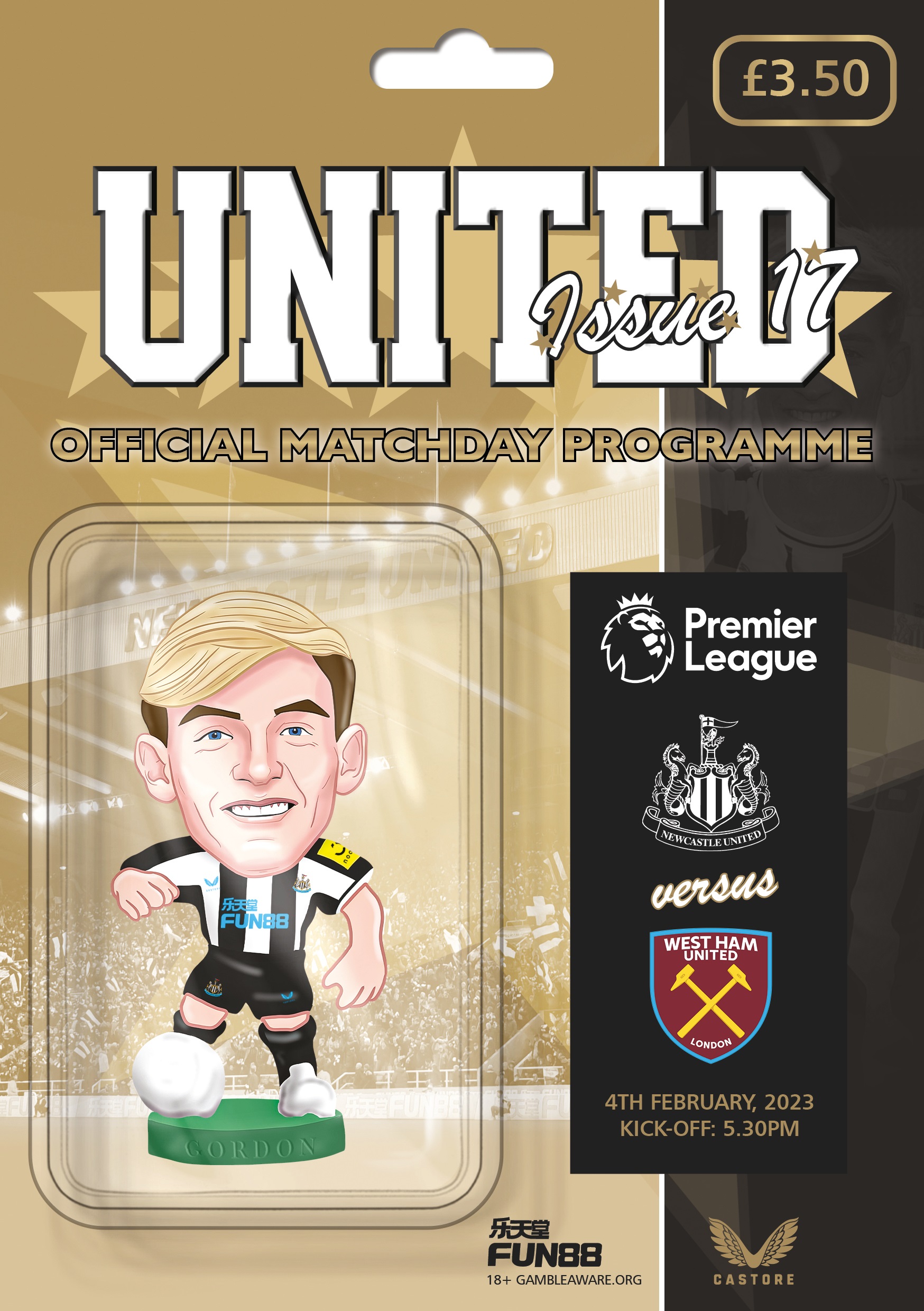 NEWCASTLE UNITED v WEST HAM 2022/23